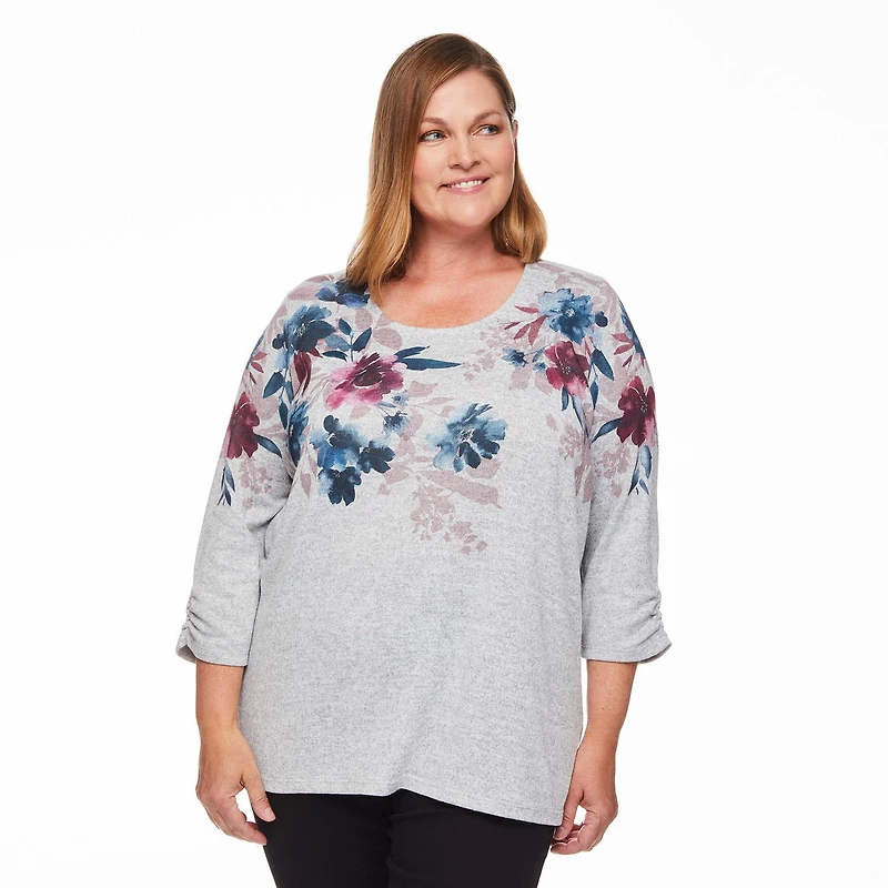 Penmans Plus Women's 3/4 Sleeve Top