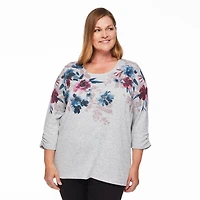 Penmans Plus Women's 3/4 Sleeve Top