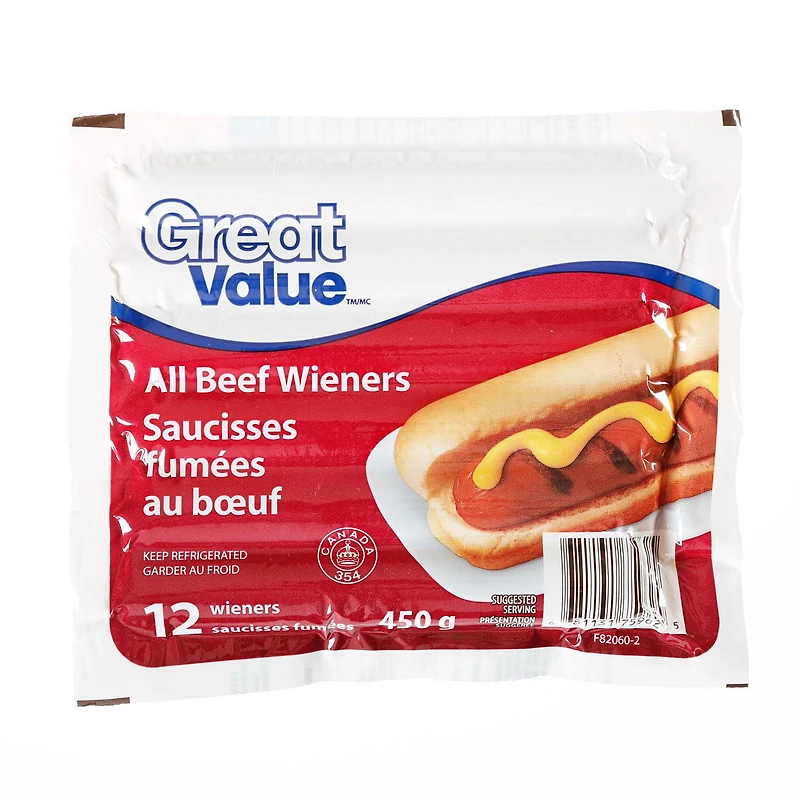 Great Value All Beef Wieners