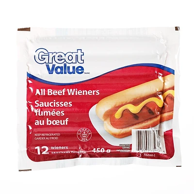 Great Value All Beef Wieners