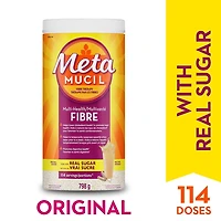 Metamucil Fibre 3 in 1 MultiHealth Fiber Supplement Powder, Original