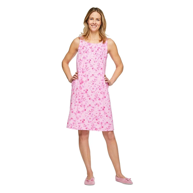 Chemise de nuit sans manches Iyla pour femmes