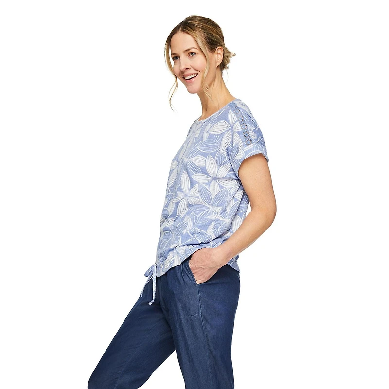 Iyla Women's Tie Waist Top, Sizes S-XXL