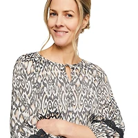 Chemisier à manches ¾ Iyla pour femmes