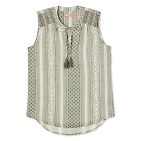 Iyla Women's Sleeveless Peasant Top