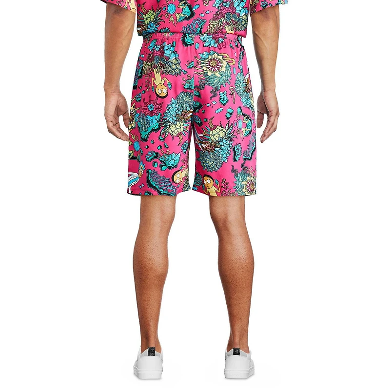 Short de vacances Rick et Morty pour hommes