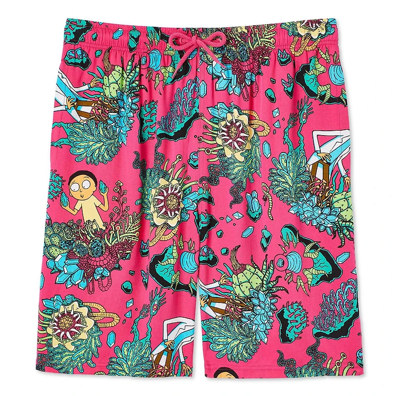 Short de vacances Rick et Morty pour hommes