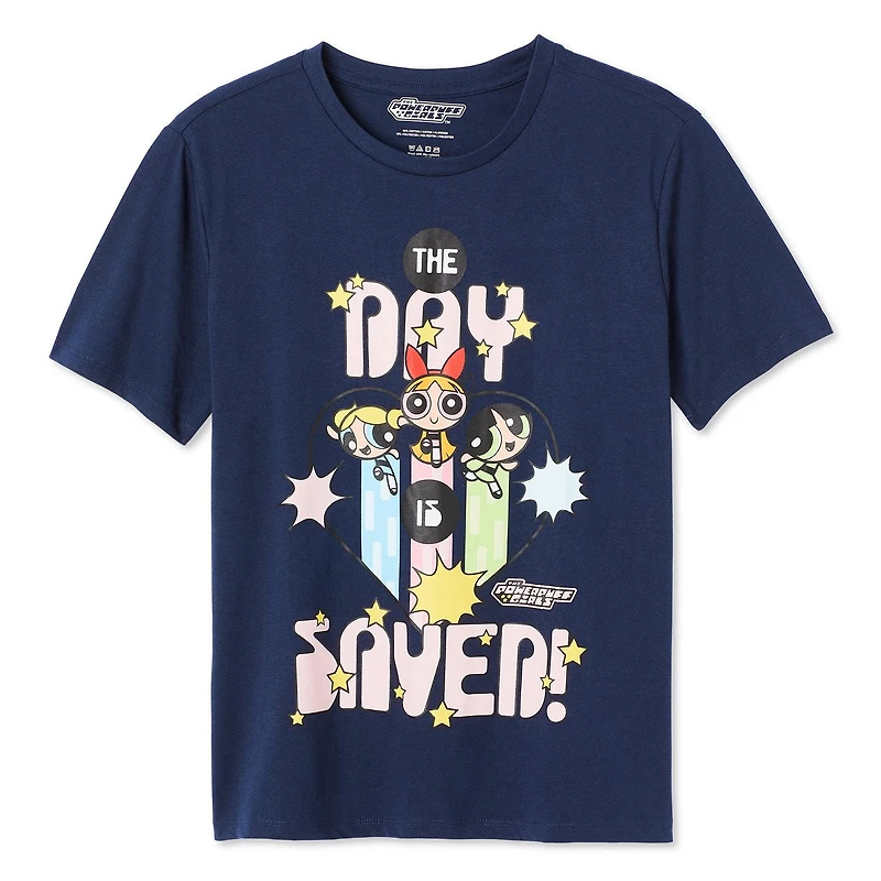 T-shirt à manches courtes Les super nanas pour femmes