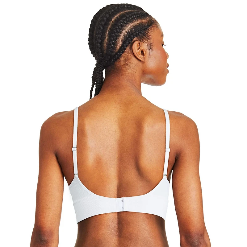 Soutien-gorge léger côtelé avec encolure en V George pour femmes Tailles P-TTG