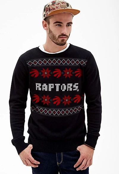Toronto Raptors "Ugly Xmas" <br>chandail pour homme