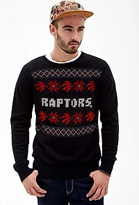 Toronto Raptors "Ugly Xmas" <br>chandail pour homme