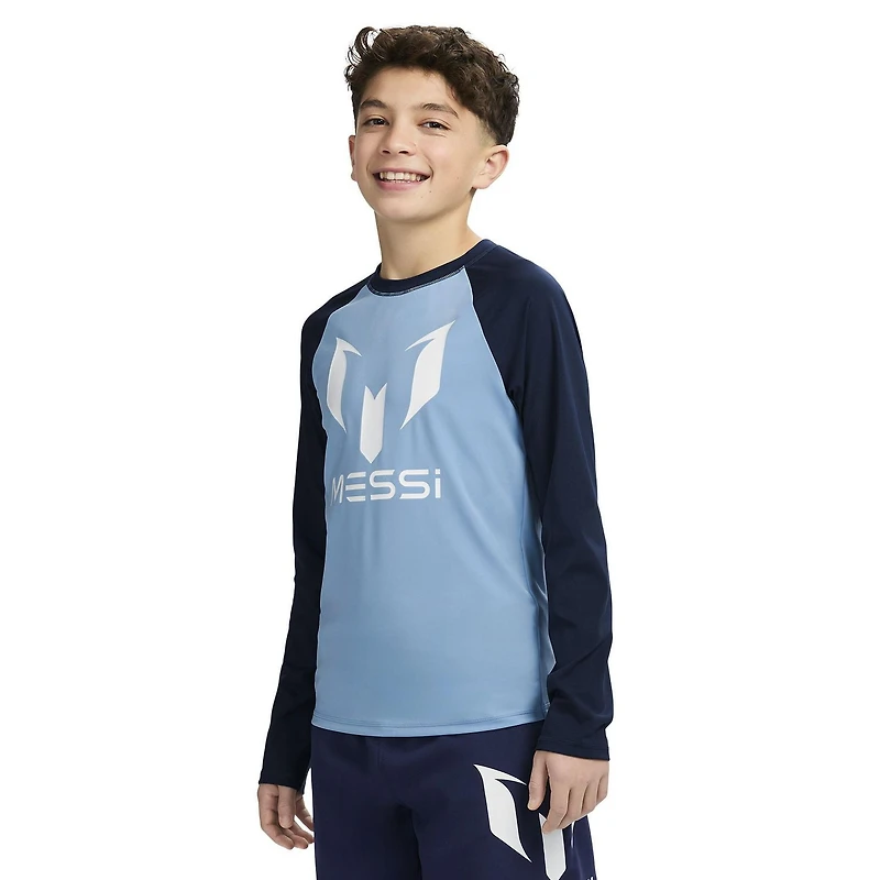 MESSI KIDS SWIM RASHGUARD, xs(4-5) - xl(14-16)