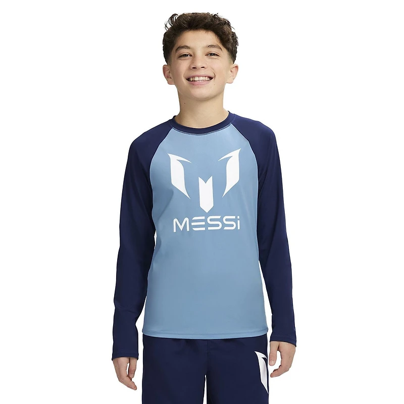 MESSI KIDS SWIM RASHGUARD, xs(4-5) - xl(14-16)