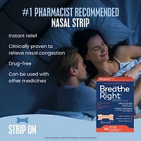 Breathe Right Bandelettes Nasales Extra Fortes et Beige