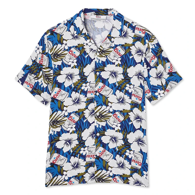 Chemise de vacances Coors Light pour hommes