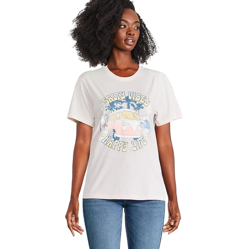 The Pink Closet Women's Boyfriend Fit Tee, Sizes XS-XL