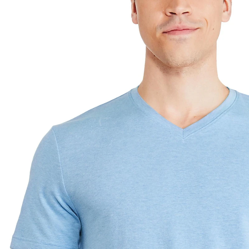 T-shirt extensible à encolure en V George pour hommes