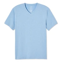 T-shirt extensible à encolure en V George pour hommes