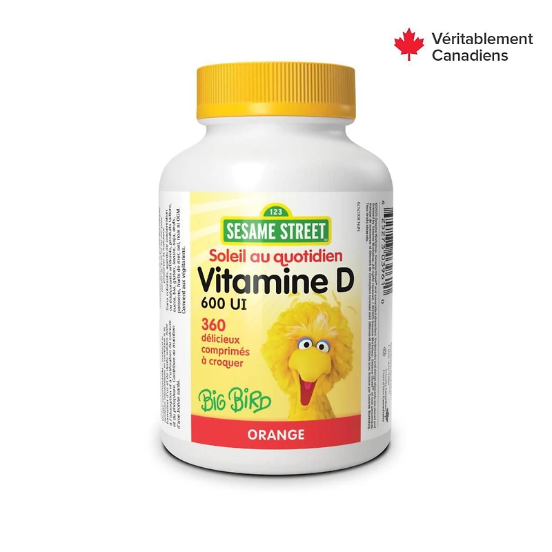 Vitamine D3 600 UI ORANGE 360 comprimés à croquer