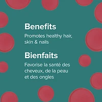 Webber Naturals Hair Skin Nails Gummies Strawberry