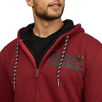 Sweat à capuche zippé ecko pour hommes