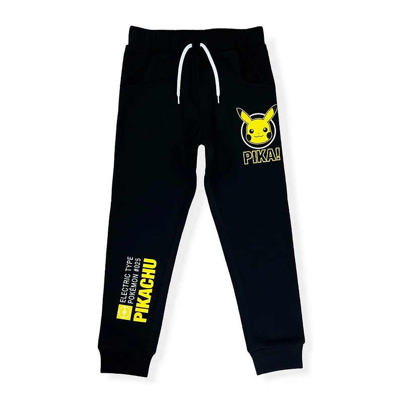 Pokemon Jogger de sport en ploaire avec poches pour garçon