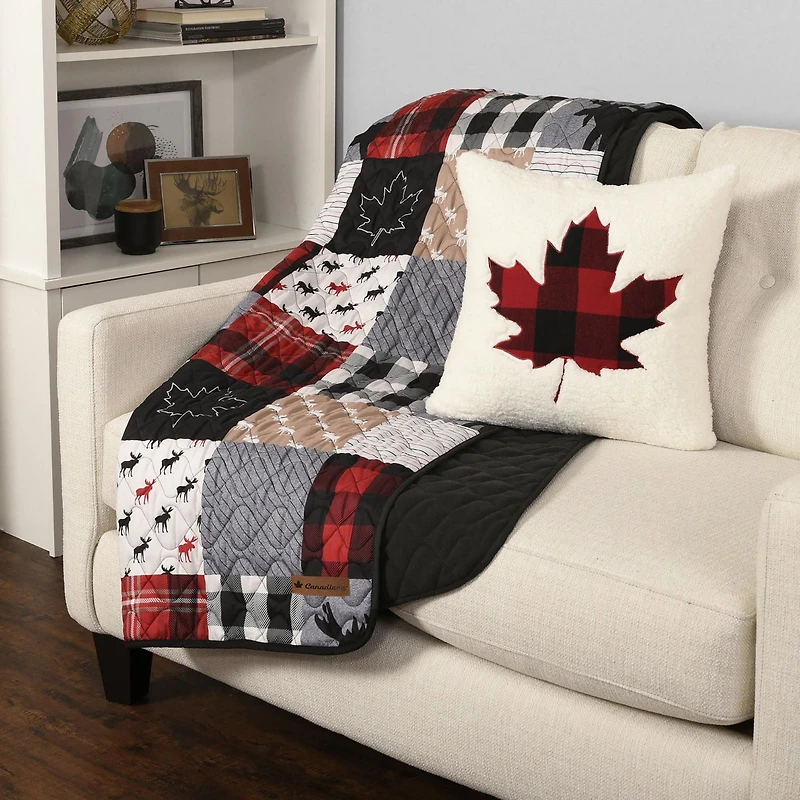 Jeté Patchwork de Canadiana