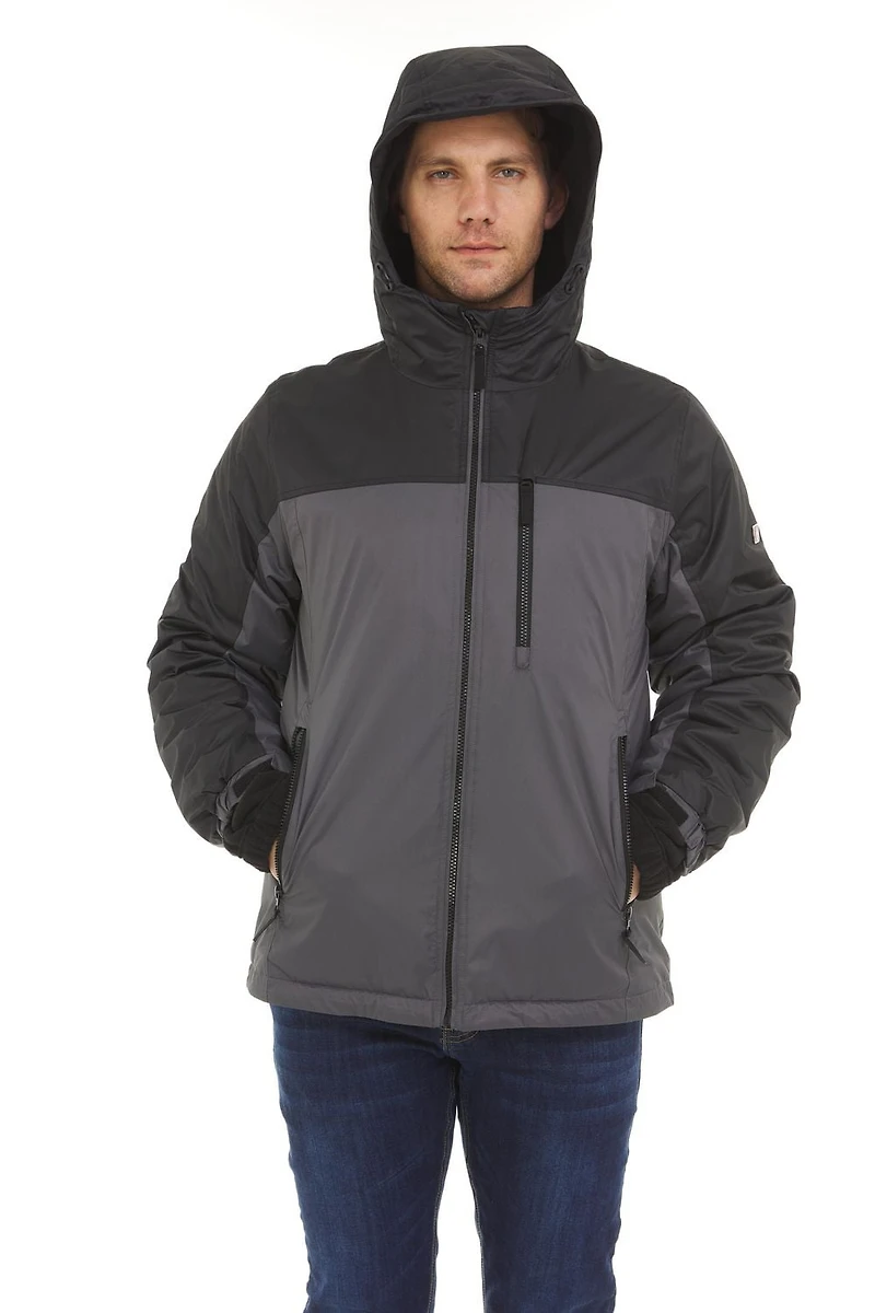 Swiss Tech Men's 3-in-1 Systems Hooded Jacket