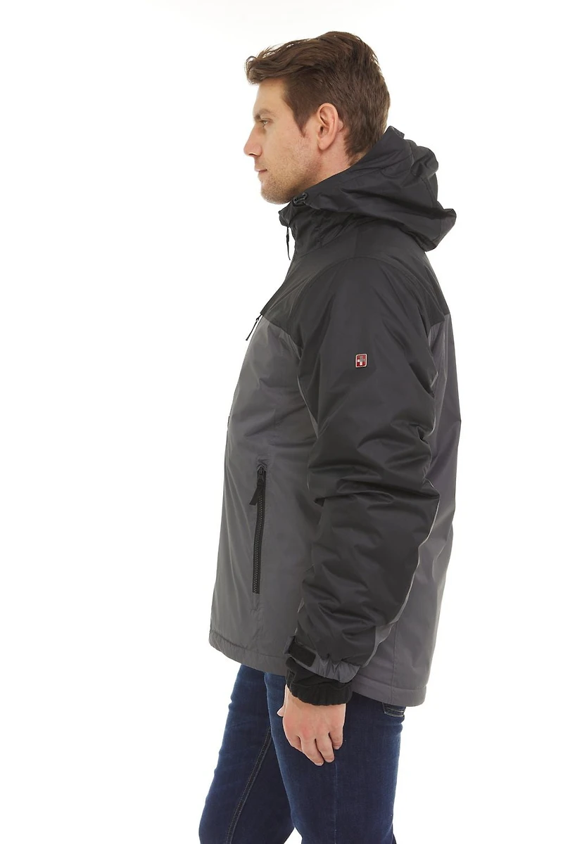 Swiss Tech Men's 3-in-1 Systems Hooded Jacket