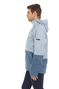 Swiss Tech Men's Hooded Waterproof Rain Jacket