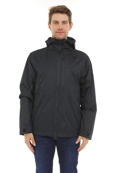 Swiss Tech Men's Hooded Waterproof Rain Jacket