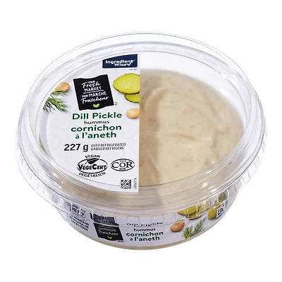 Hummus aux cornichons à l’aneth Mon marché fraîcheur 227 g