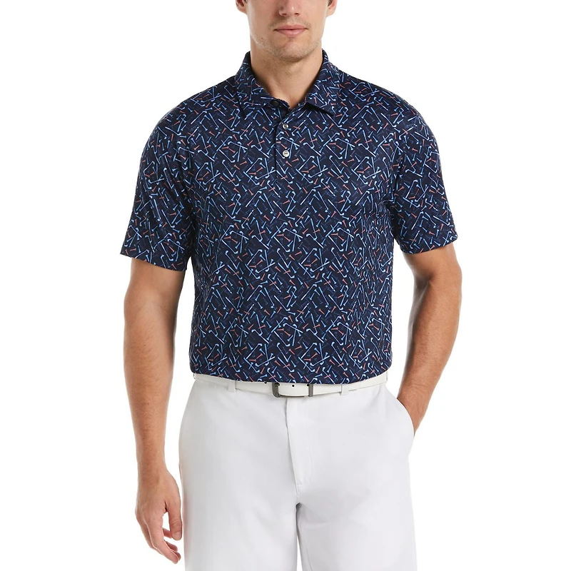 Ben Hogan Polo de golf à imprimé conversationnel pour homme