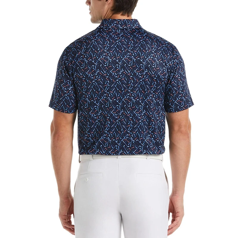 Ben Hogan Polo de golf à imprimé conversationnel pour homme