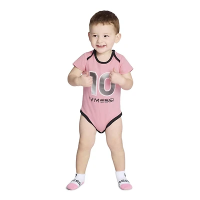 MESSI INFANT SHORT SLEEVE ONESIE, (0-3M) - (18-24M)