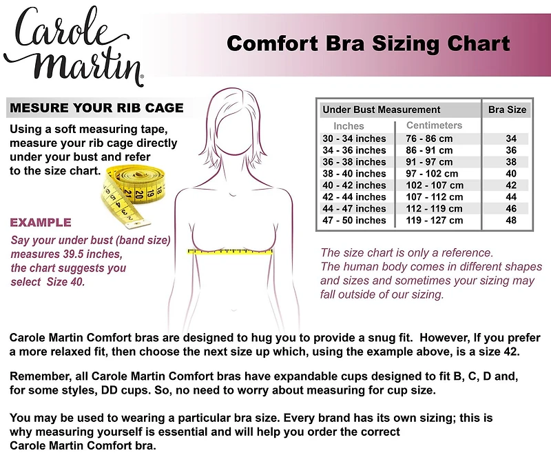 Soutien Gorge Carole Martin Cotton - Extensible B-C-D