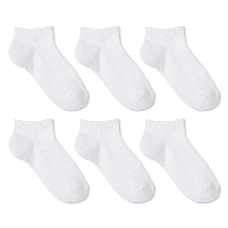 Athletic Works Women's Low-Cut Socks 6-Pack, Sizes 4-10