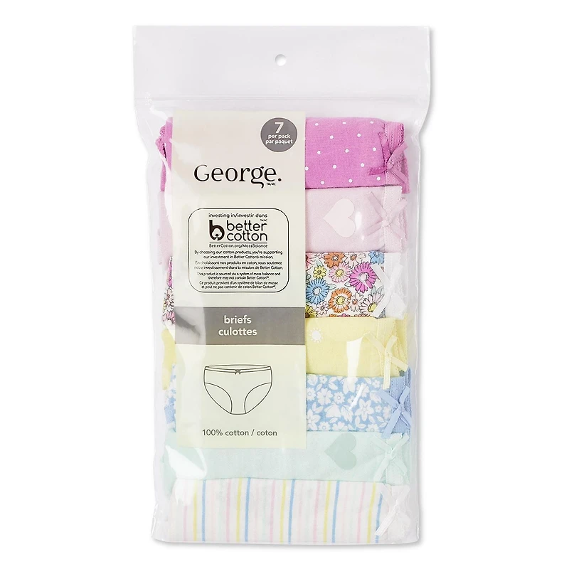 Lot de 7 culottes George pour filles