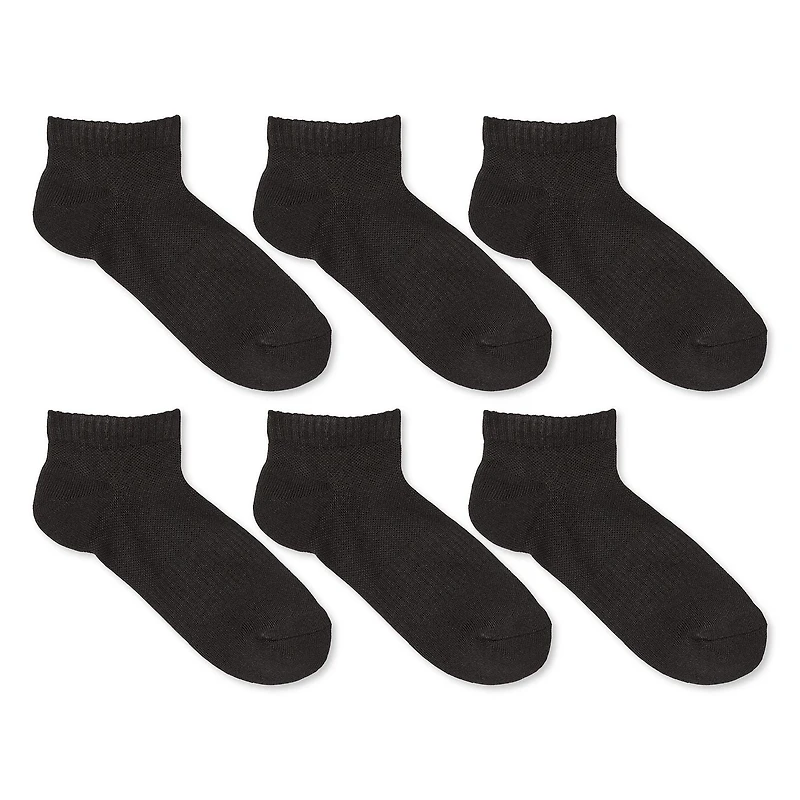 Athletic Works Women's Low-Cut Socks 6-Pack, Sizes 4-10