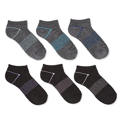 Athletic Works Women's Low-Cut Socks 6-Pack, Sizes 4-10