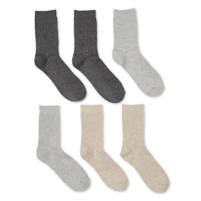 Lot de 6 paires de mi-chaussettes George pour femmes Pointures 4-10
