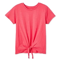 T-shirt noué à l’avant George pour filles