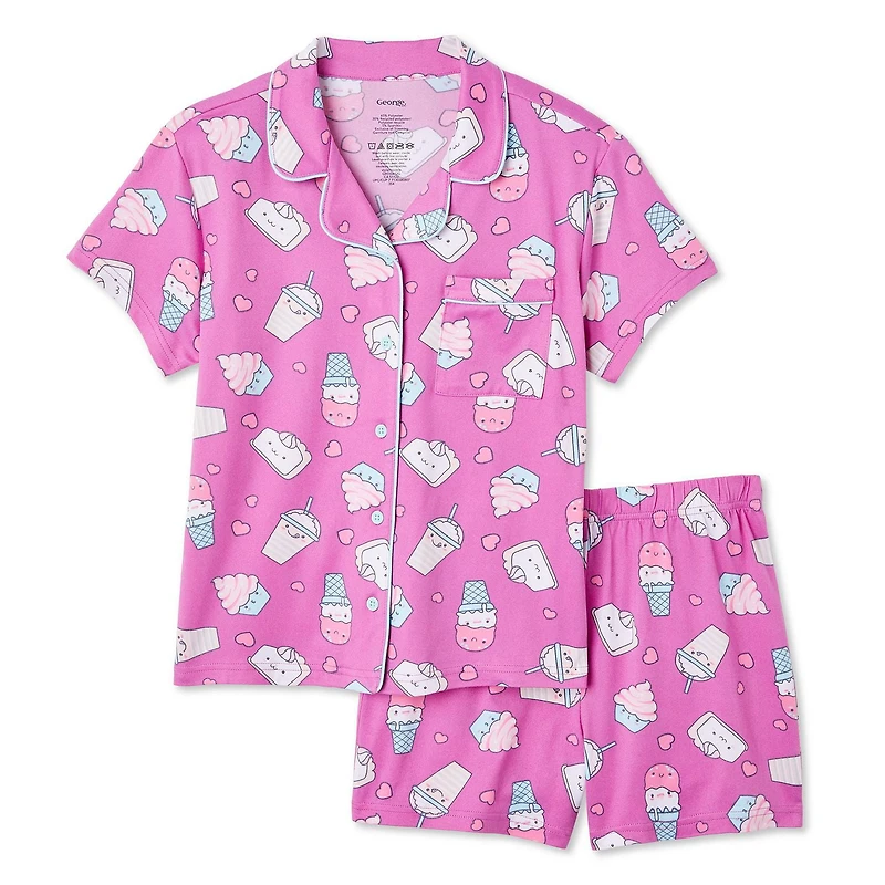 George Girls' Pajama 2-Piece Set