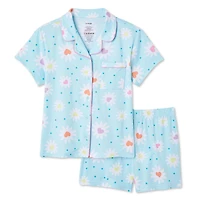 George Girls' Pajama 2-Piece Set