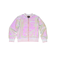 Veste en denim rose pour fille Mini Pop Kids Soda