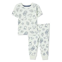 George Baby Girls' Pajama 2-Piece Set