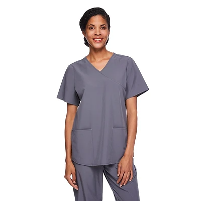 George Women's Wrap Scrub Top