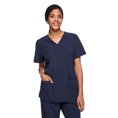 George Women's Wrap Scrub Top