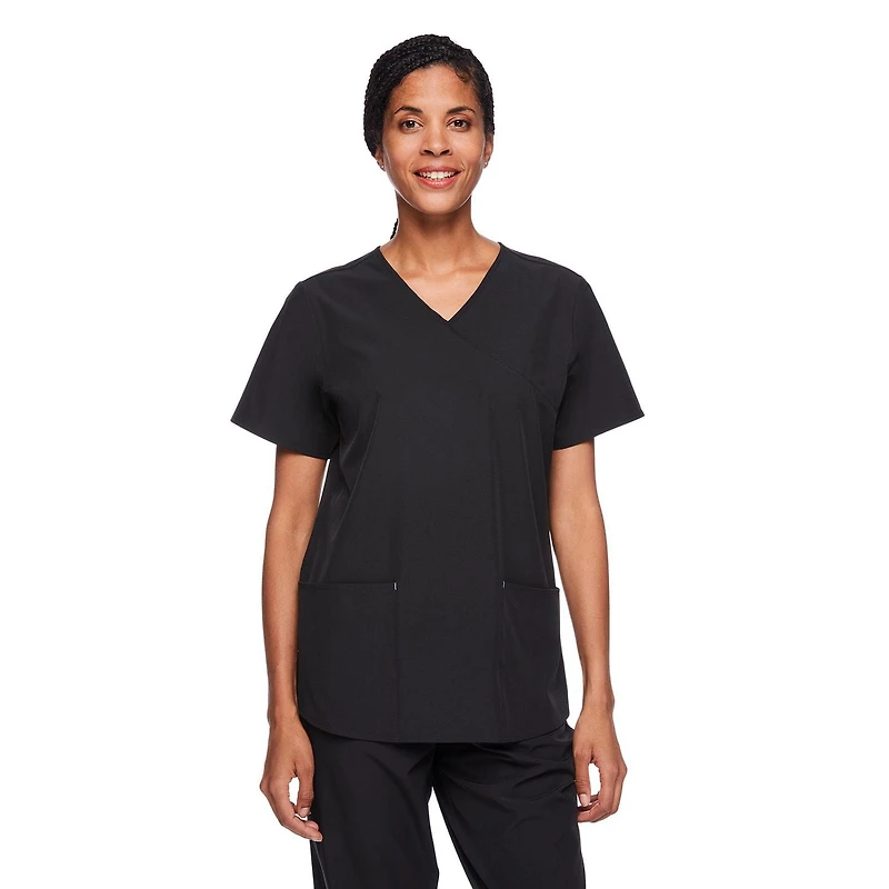 Haut d’uniforme médical drapé George pour femmes - Exclusivement en ligne