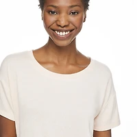 George Women's Tie-Front Pajama Top